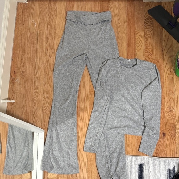 Tops - Gray Loungewear Set